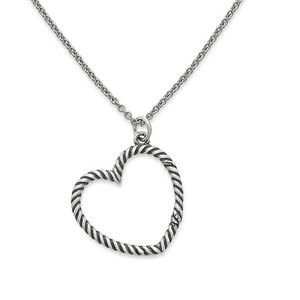 James Avery Changeable Heart Charm  Necklace